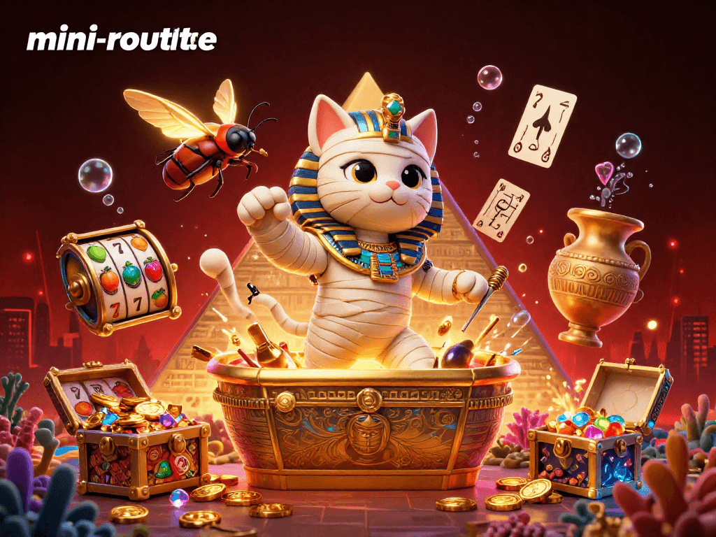 Spin the mini-roulette with vibrant characters and dynamic elements in this engaging casino scene.