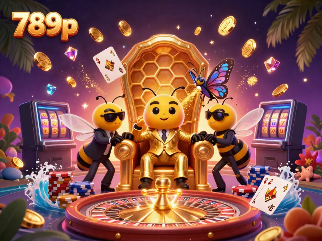 Experience the excitement of 789p casino games with vibrant characters and dynamic gambling elements.