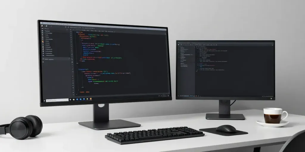 Buy .co.uk domain within a secure software development setting, featuring modern coding tools and technology.
