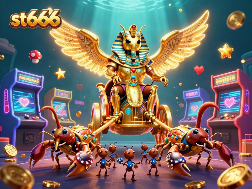 Engage with st666 by experiencing thrilling gameplay with 3D cartoon characters in a dynamic casino setting.