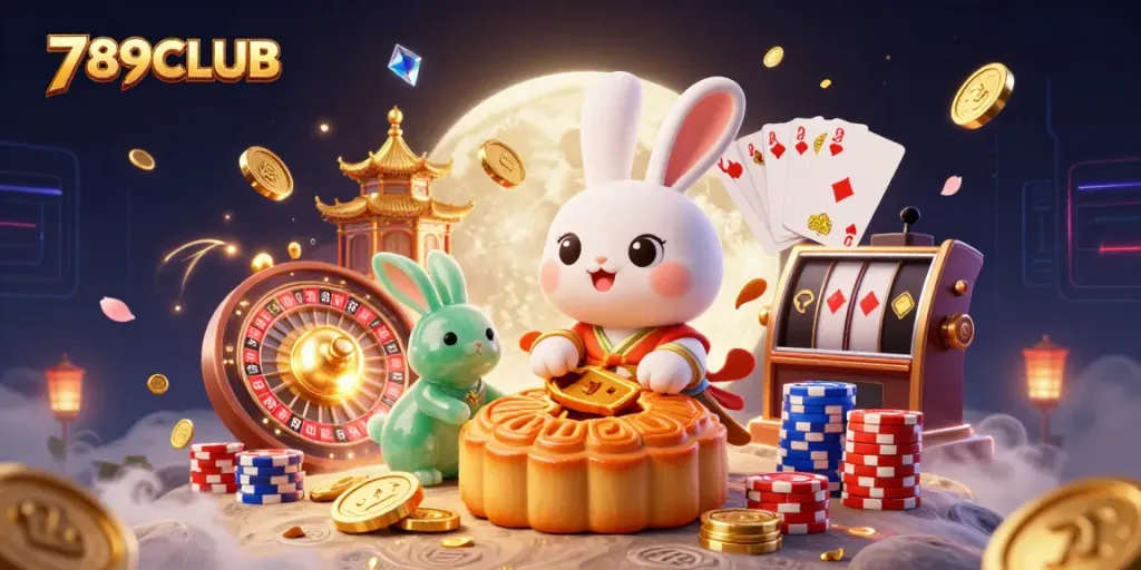 Engaging online casino action showcasing 789CLUB and animated elements with vibrant colors.