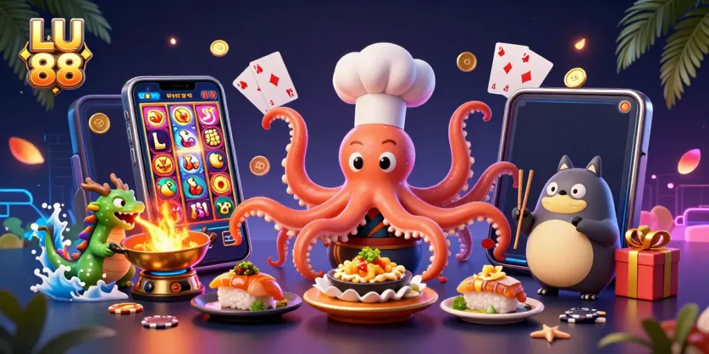 LU 88 showcases an exciting casino experience with vivid characters and dynamic gaming elements.