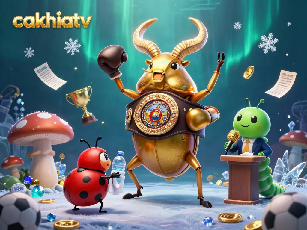 Experience thrilling sports betting with Cakhiatv’s vibrant cartoon scene featuring lively characters.