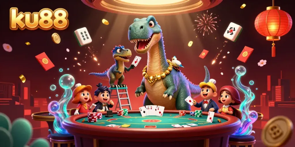 Win big with ku88 at a vibrant poker scene filled with excitement and unique characters.