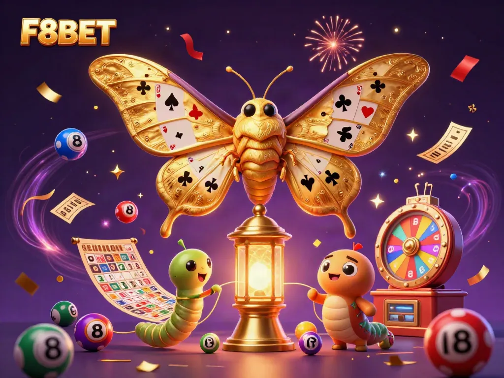 Experience vibrant gaming with F8BET's colorful casino elements and unique designs.