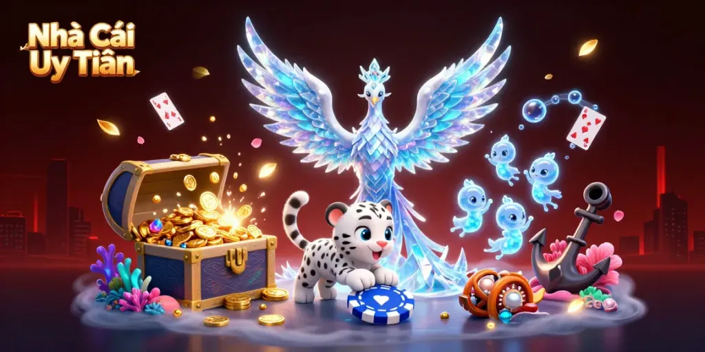 Catch the thrill at Nhà Cái Uy Tín with vibrant 3D casino characters and dazzling game elements