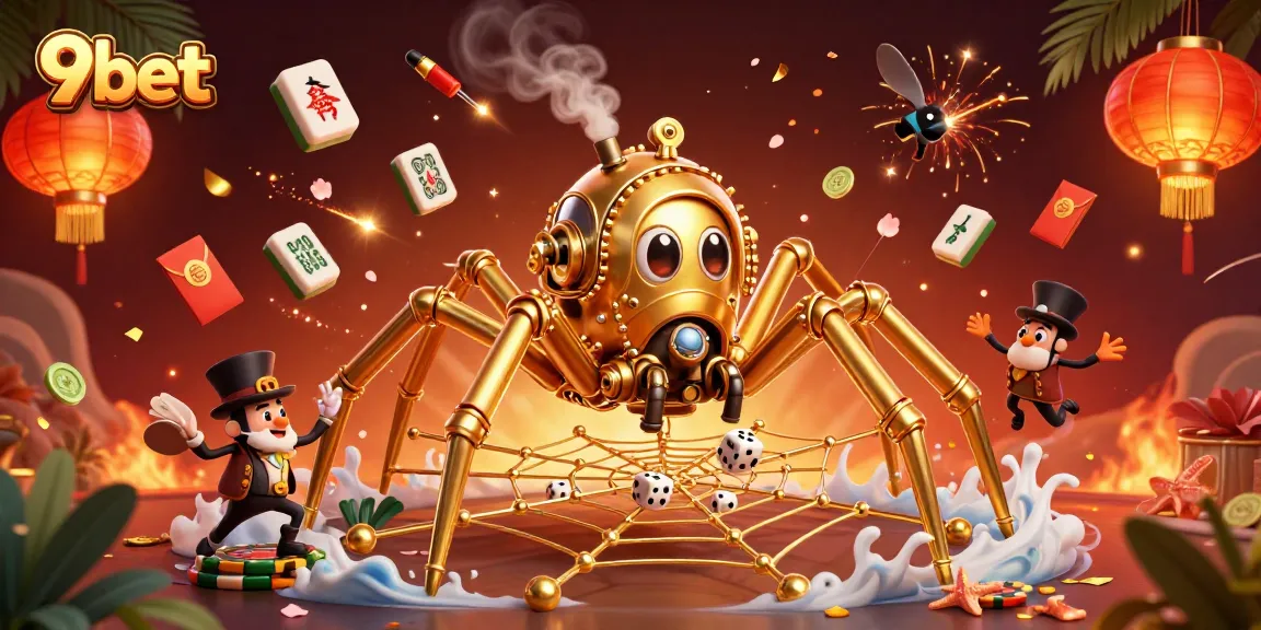 Experience the excitement of 9bet with dynamic steampunk visuals and casino elements
