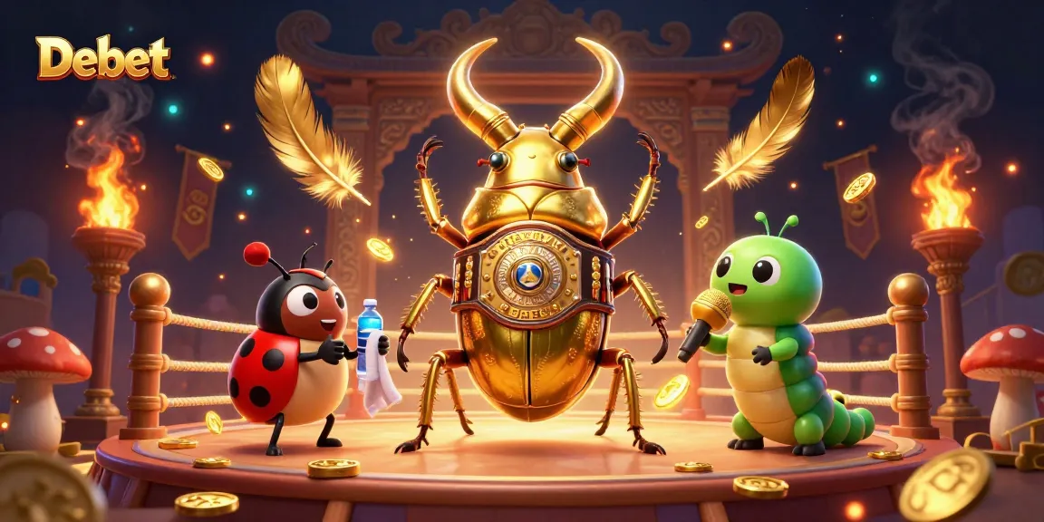 Debet offers dynamic betting experiences with colorful 3D illustrations enhancing engagement.
