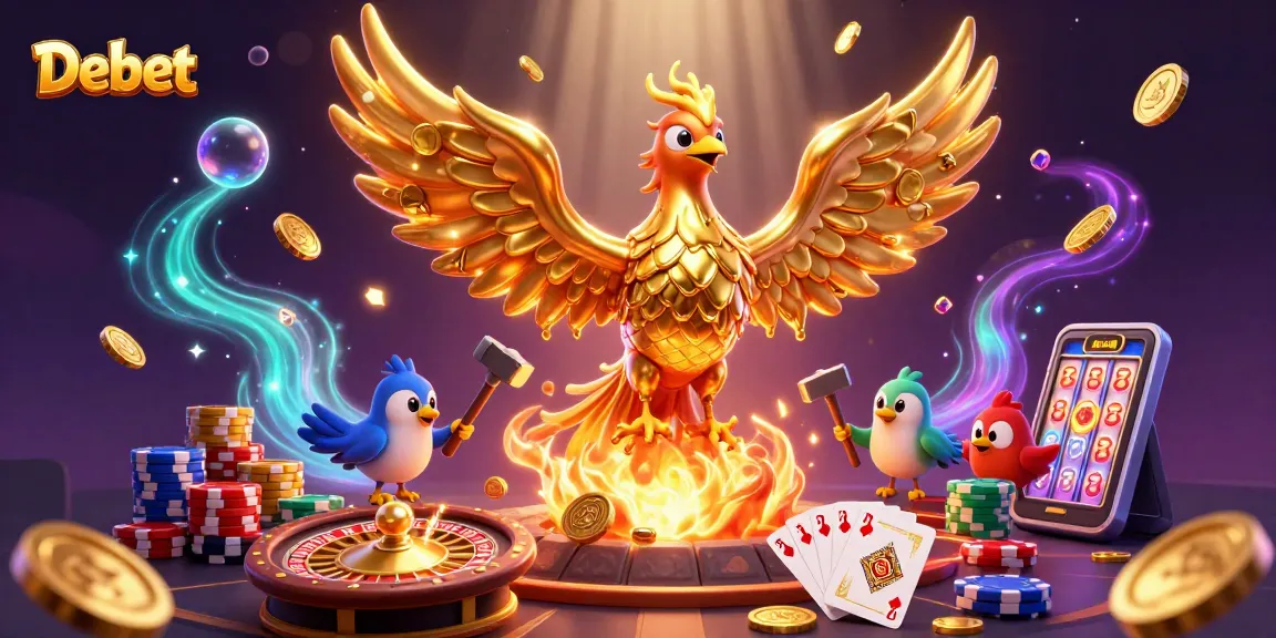 Engage with Debet and experience thrilling predictions in a vibrant casino scene.