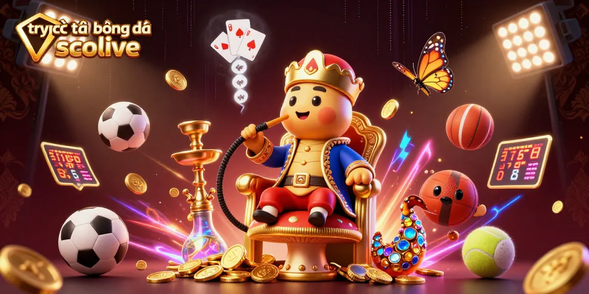 Engage with trực tiếp bóng đá socolive in a dynamic 3D scene featuring vibrant sports elements and betting imagery.