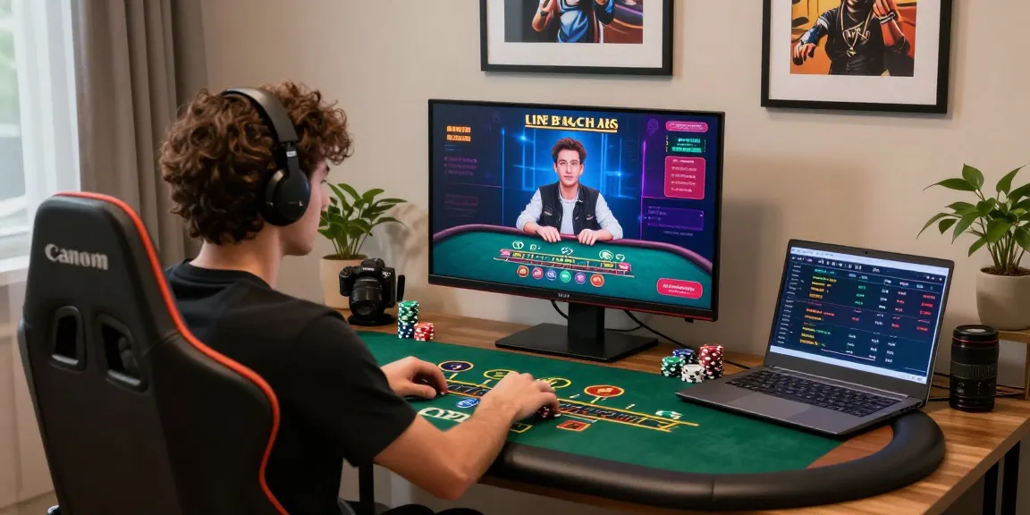 Player enjoying Dewavegas No. 1 Asia online casino experience with Baccarat game on modern gaming setup.