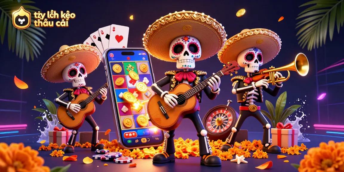 Engage in thrilling ставки с tỷ lệ kèo nhà cái with lively mariachi skeletons and vibrant casino elements.