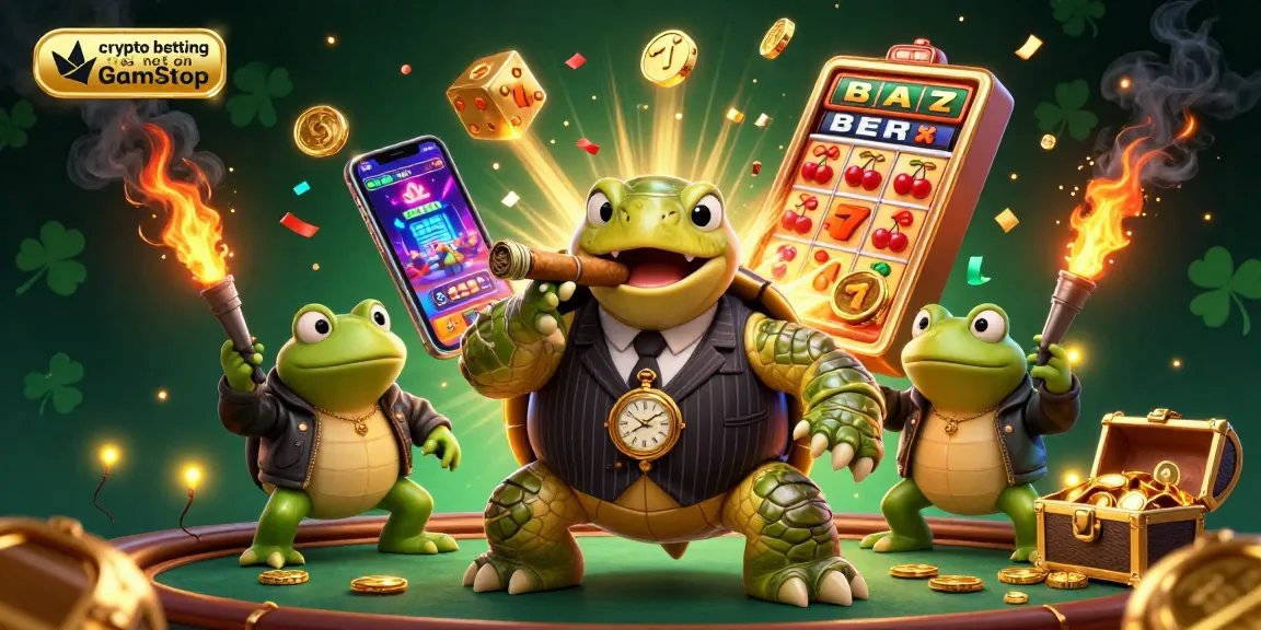 Engage with top crypto betting sites not on GamStop featuring vivid 3D characters and casino elements.