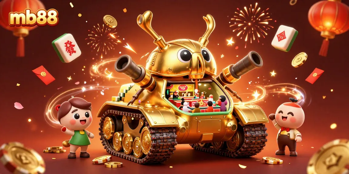 Experience the excitement of mb88's miniature casino, bursting with thrilling casino elements and festive effects.