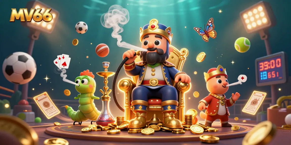Experience thrilling betting at MV66's vibrant visual casino adventure with dynamic sports elements.